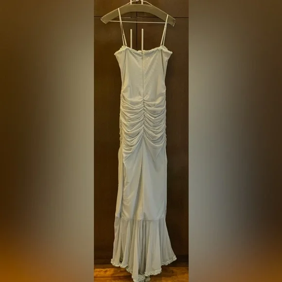 HOUSE OF CB Pistachio Ruffled Gown - Picture 3 of 10